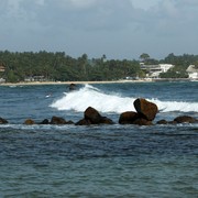 Sri Lanka - Unawatuna beach - surfers