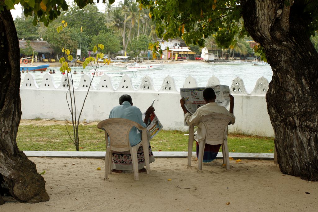 Sri Lanka - Unawatuna bay and temple