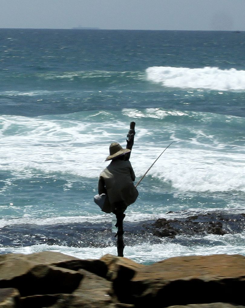 Sri Lanka - a stilt fisher 02