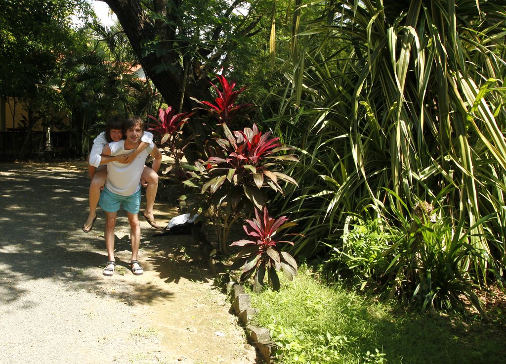 Sri Lanka - Brano and Paula in Mirissa