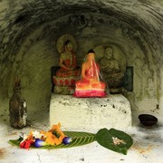 Sri Lanka - a Buddha tree altar in Ella 02
