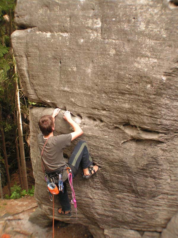 Czechia - climbing in Adrspach-Teplice rocks 29