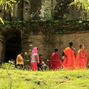 Sri Lanka - monks in Polonnaruwa