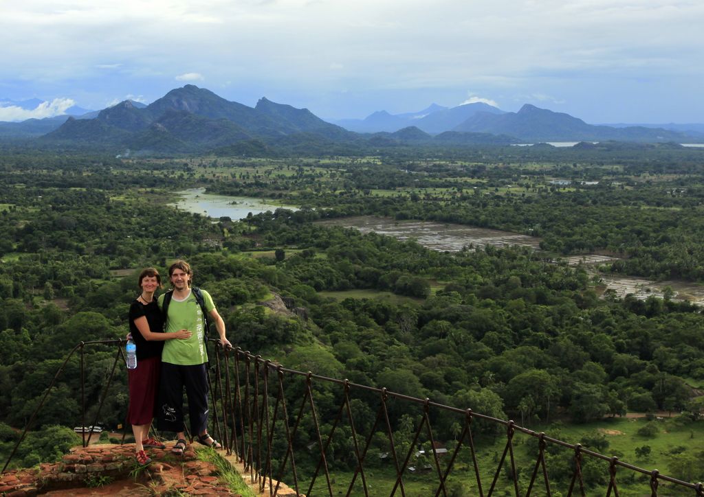 Sri Lanka - Brano and Paula in Sigiriya