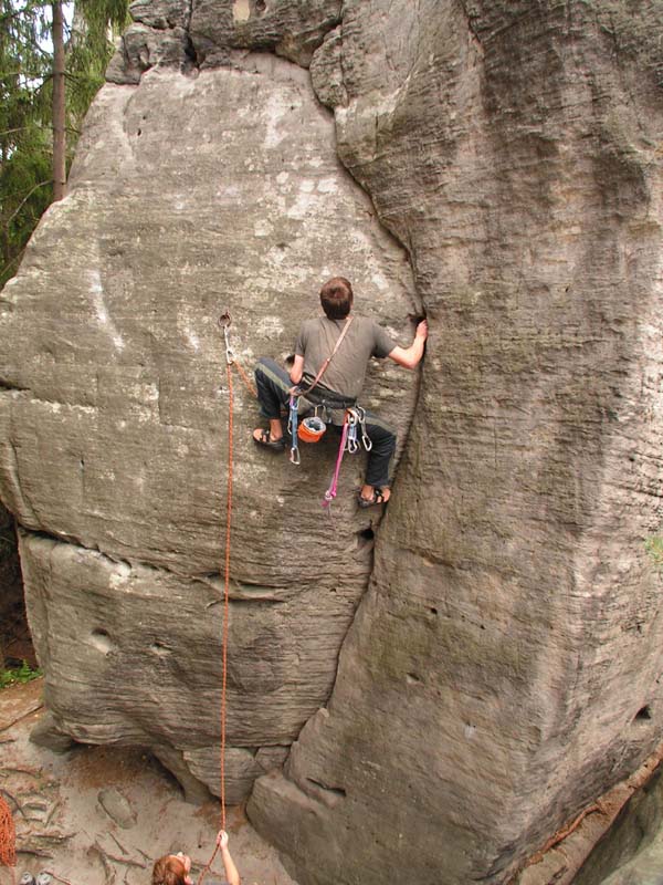 Czechia - climbing in Adrspach-Teplice rocks 31