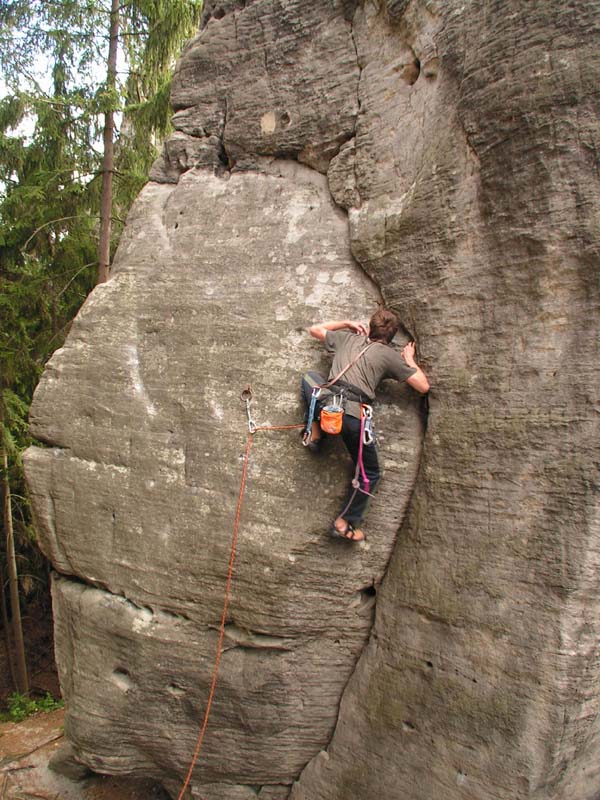 Czechia - climbing in Adrspach-Teplice rocks 32