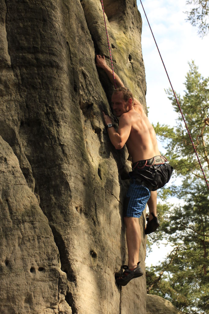 Czechia - climbing in Adrspach-Teplice rocks 74