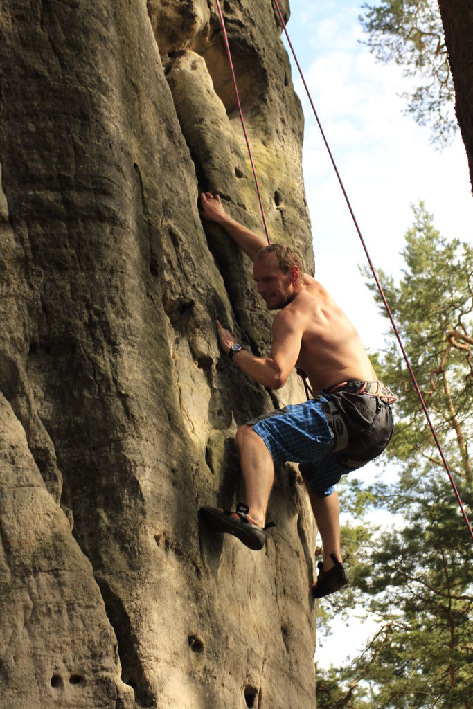 Czechia - climbing in Adrspach-Teplice rocks 75