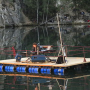 Czechia -  Adrspach lake - Marian Varga concert 01