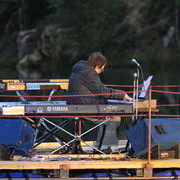 Czechia -  Adrspach lake - Marian Varga concert 02