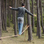 Czechia - slackline walking in Kozelka 07