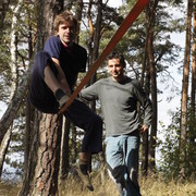 Czechia - slackline walking in Kozelka 12