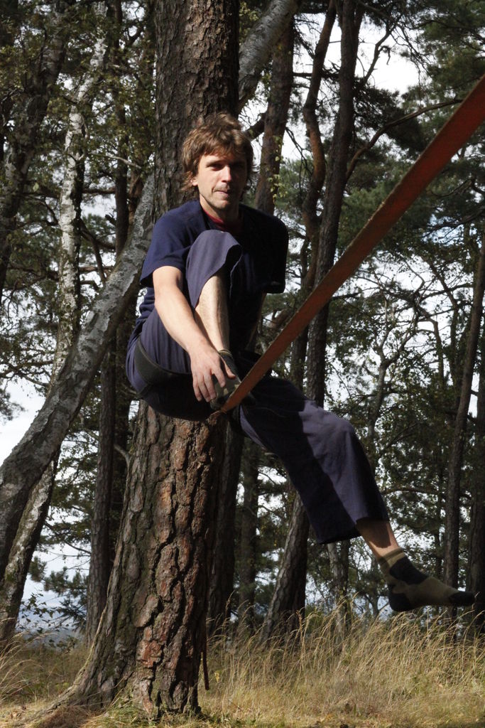 Czechia - slackline walking in Kozelka 15