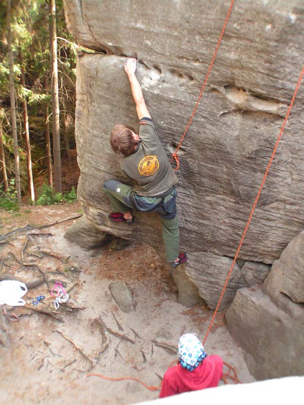Czechia - climbing in Adrspach-Teplice rocks 35
