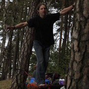 Czechia - slackline walking in Kozelka 24