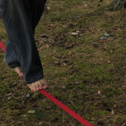 Czechia - slackline walking in Kozelka 25