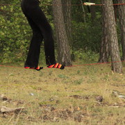 Czechia - slackline walking in Kozelka 30