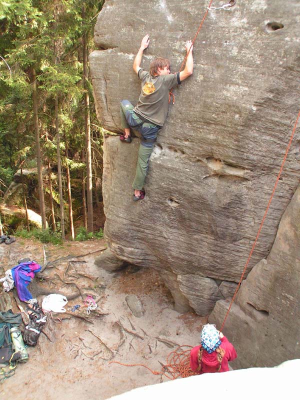 Czechia - climbing in Adrspach-Teplice rocks 37