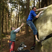 Czechia - Petrohrad bouldering 08