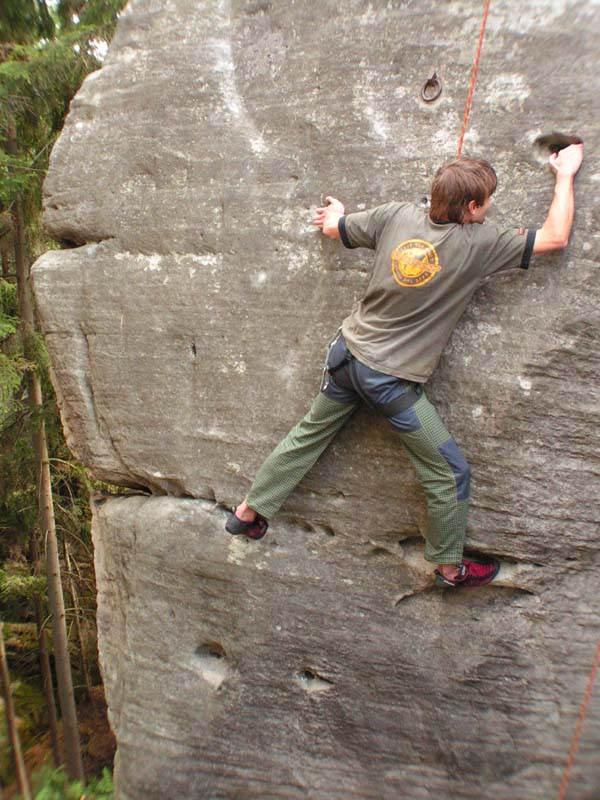 Czechia - climbing in Adrspach-Teplice rocks 39