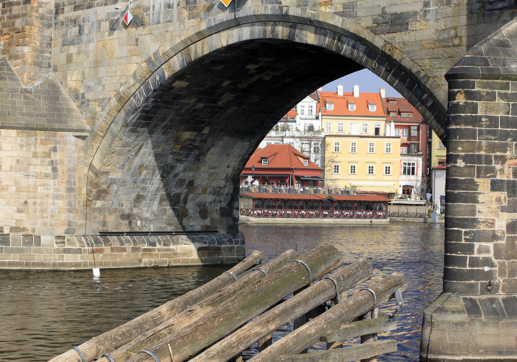 Czechia - Prague - Charles Bridge from a boat 03