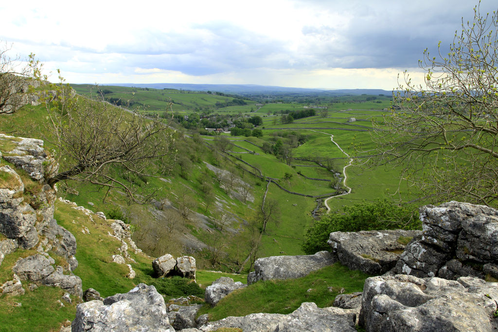 England - Yorkshire dales - above Malham Cove