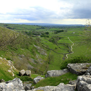 England - Yorkshire dales - above Malham Cove