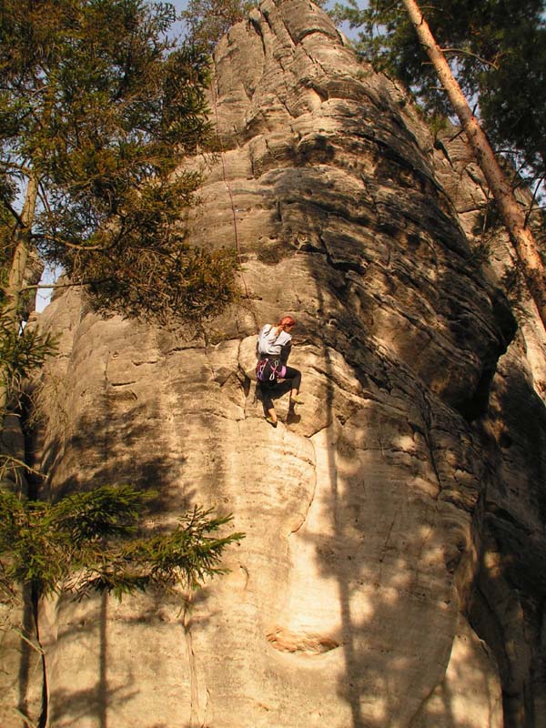Czechia - climbing in Adrspach-Teplice rocks 45