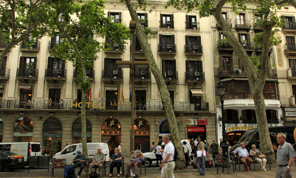 Spain - La Ramble (avenue) in Barcelona