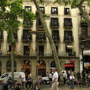 Spain - La Ramble (avenue) in Barcelona
