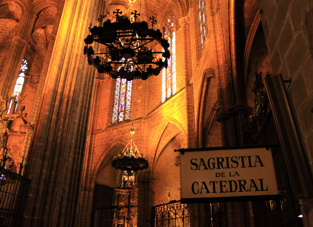 Spain -  inside the Barcelona Cathedral 02