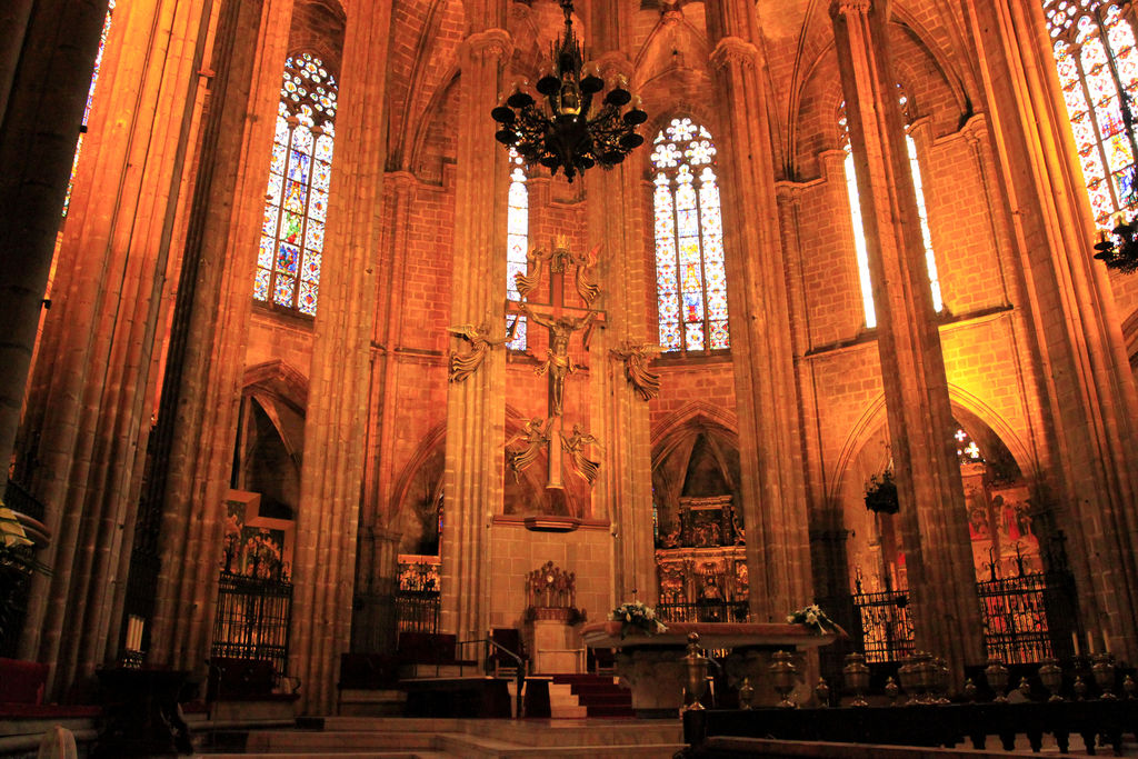 Spain -  inside the Barcelona Cathedral 03