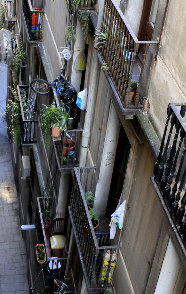 Spain - in the streets of Barcelona Old Town