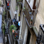 Spain - in the streets of Barcelona Old Town