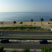 Spain - a beach at Pineda de Mar 01