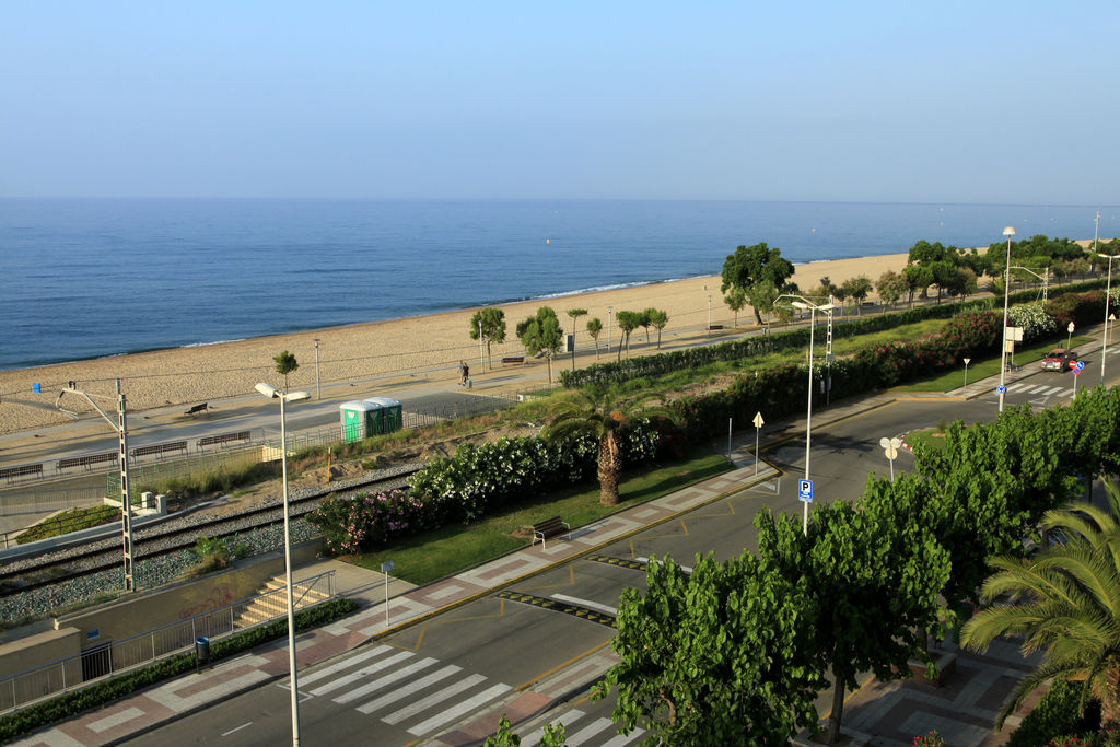 Spain - a beach at Pineda de Mar 02