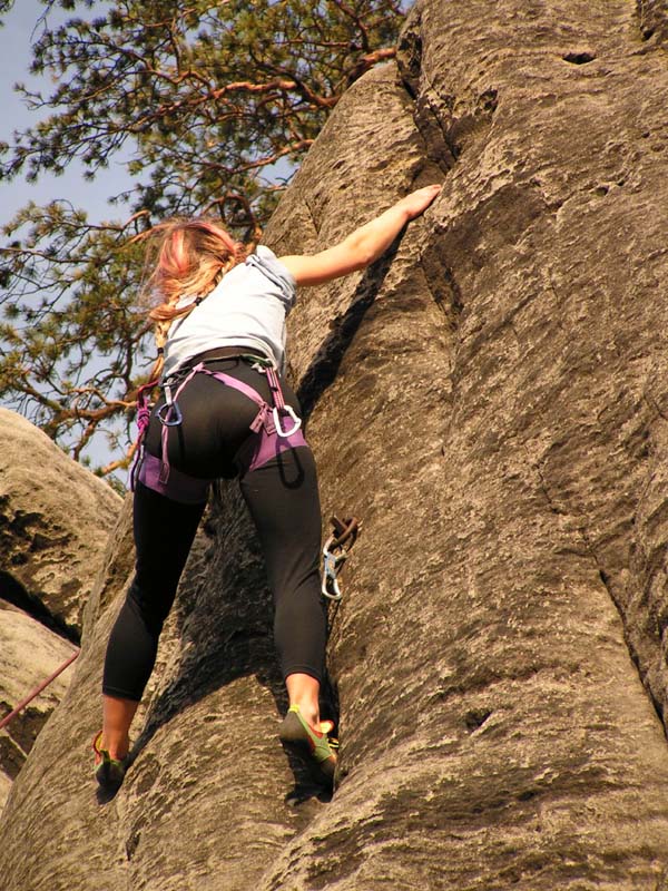 Czechia - climbing in Adrspach-Teplice rocks 49