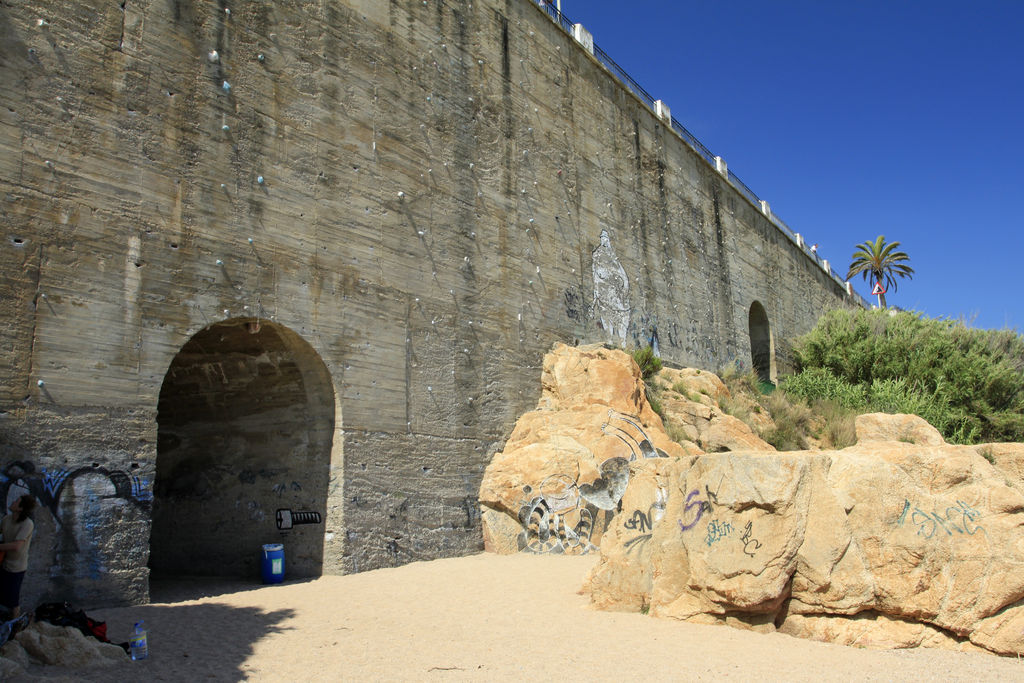 Spain - artificial climbing wall in Sant Pol de Mar 01