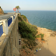 Spain - artificial climbing wall in Sant Pol de Mar 03