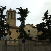 Spain - a church in Pineda de Mar