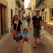Spain - Rosa, Peter and John in Tossa de Mar 01