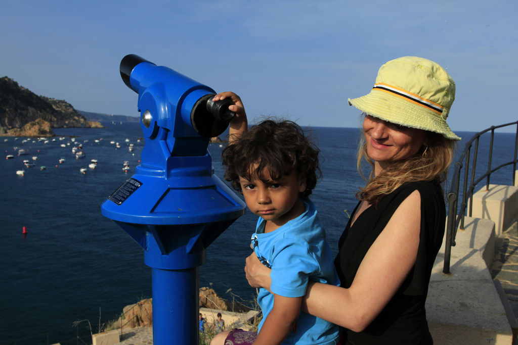 Spain - Rosa and John in Tossa de Mar