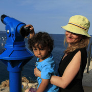 Spain - Rosa and John in Tossa de Mar