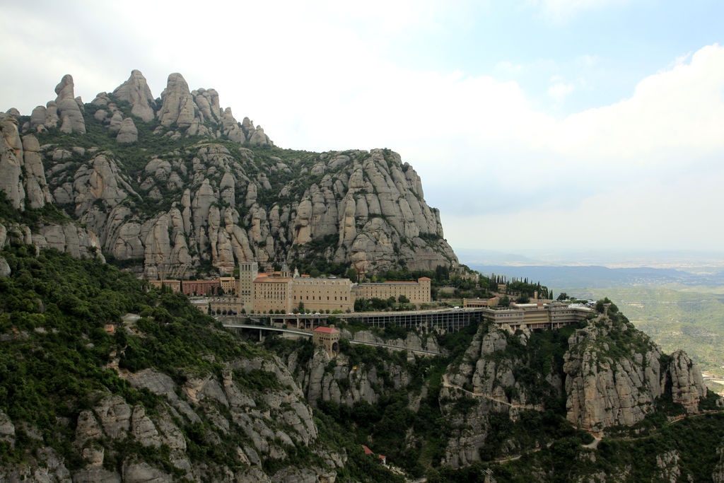 Spain - a monastery in Montserrat
