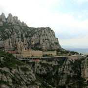 Spain - a monastery in Montserrat
