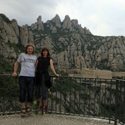 Spain - Brano and Paula in Montserrat