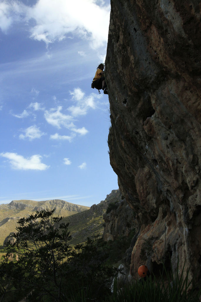 Mallorca - climbing in El Calo de Betlem 05