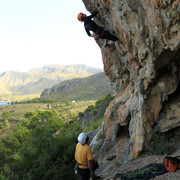 Mallorca - climbing in El Calo de Betlem 08
