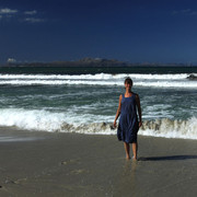 Mallorca - Colonia de Sant Pere - Paula at Sa Canova beach