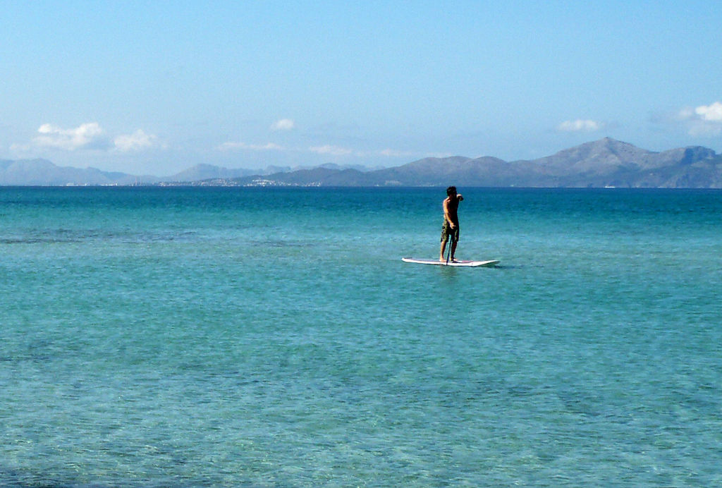 Mallorca - stand up paddle surfing
